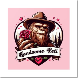 Handsome Yeti Posters and Art